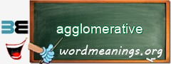 WordMeaning blackboard for agglomerative